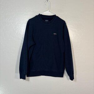 Noah Sweater Mens Medium Navy Blue 100% Cotton Crewneck Made In Canada
